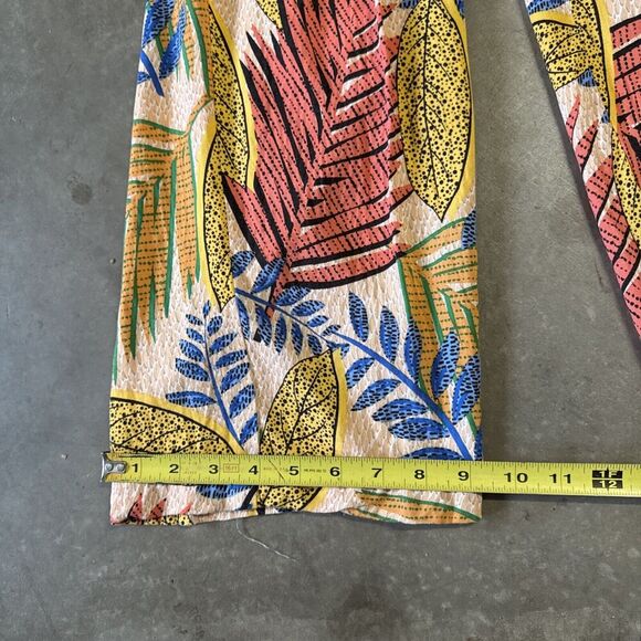 Jane and Delancey Resort Wear Set Tropical Beachy Top Pants Wide Loose Small S - Picture 3 of 16